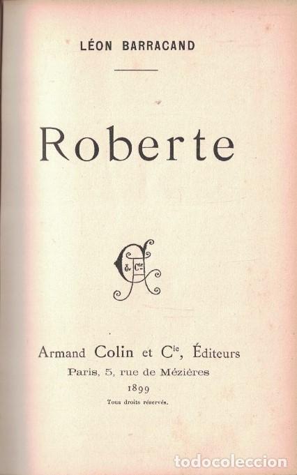 Libros: ROBERTE. - Barracand. L&eacute;on, - Foto 1