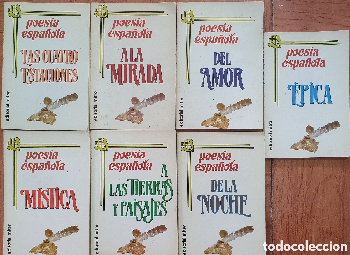 Libros: Poes&iacute;a Espa&ntilde;ola � 7 libros � Mitre - VV. AA. - Foto 1