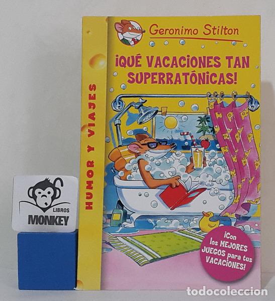 Libros: &iexcl;Qu&eacute; vacaciones tan superrrat&oacute;nicas! - Geronimo Stilton - Foto 1