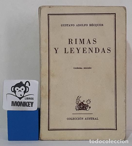Libros: Rimas y leyendas - Gustavo Adolfo B&eacute;cquer - Foto 1