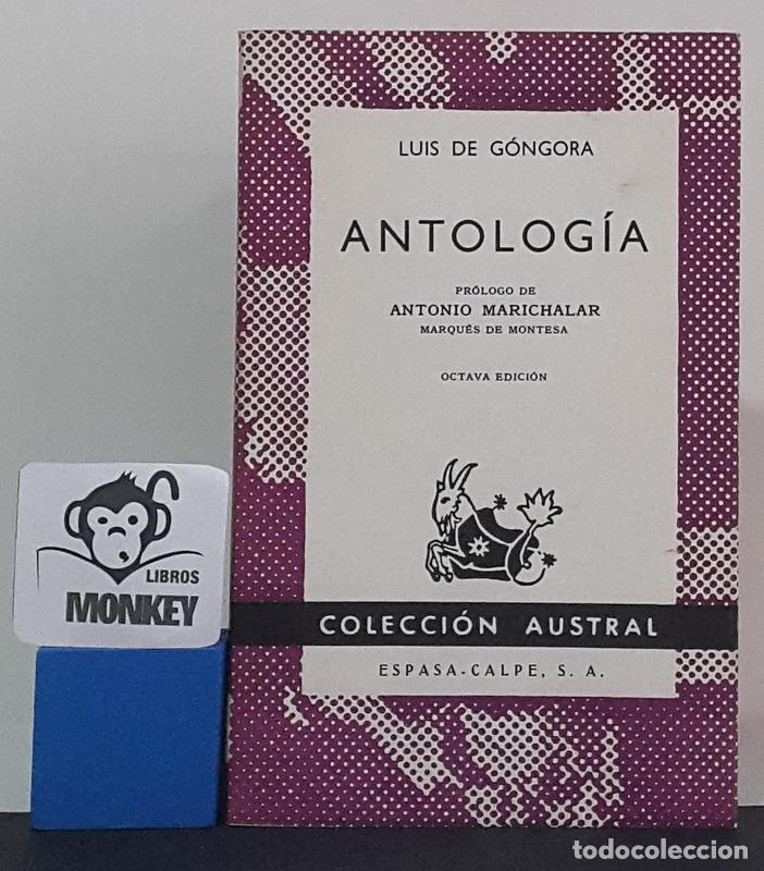 Libros: Antolog&iacute;a - Luis de G&oacute;ngora - Foto 1