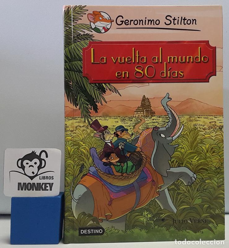 Libros: La vuelta al mundo en 80 d&iacute;as - Geronimo Stilton - Foto 1