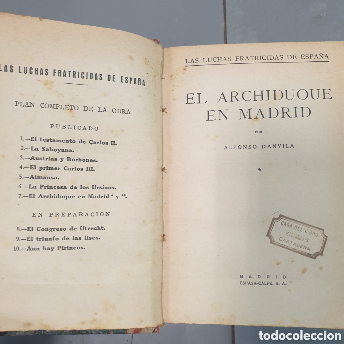 Libros: EL ARCHIDUQUE EN MADRID ALFONSO DANVILA - Foto 2