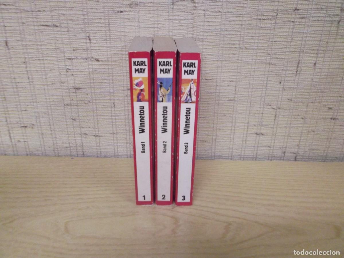 Libros: Lote de tres libros en alem&aacute;n de Karl May &rdquo;Winnetou&rdquo; - Foto 2