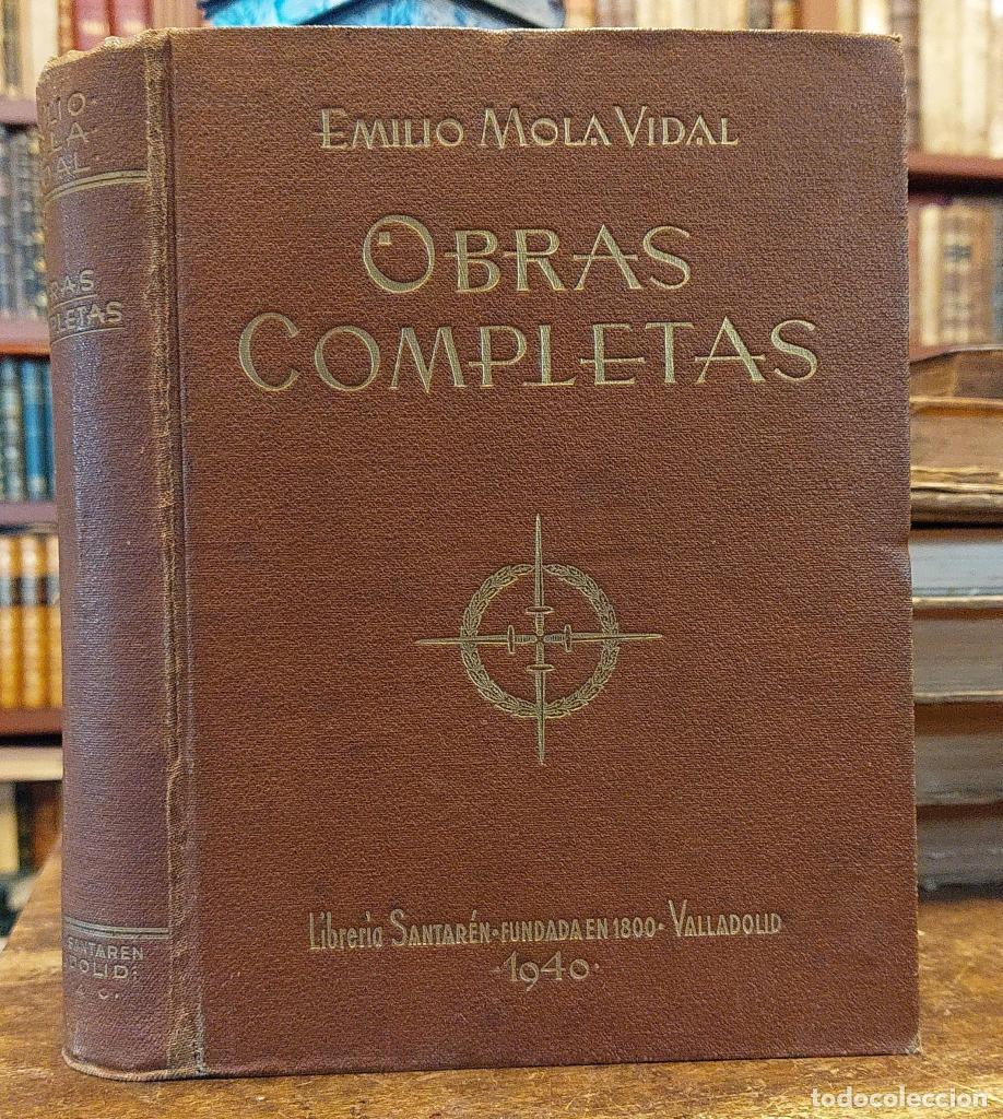 Libros: OBRAS COMPLETAS. - MOLA VIDAL, Emilio. - Foto 1