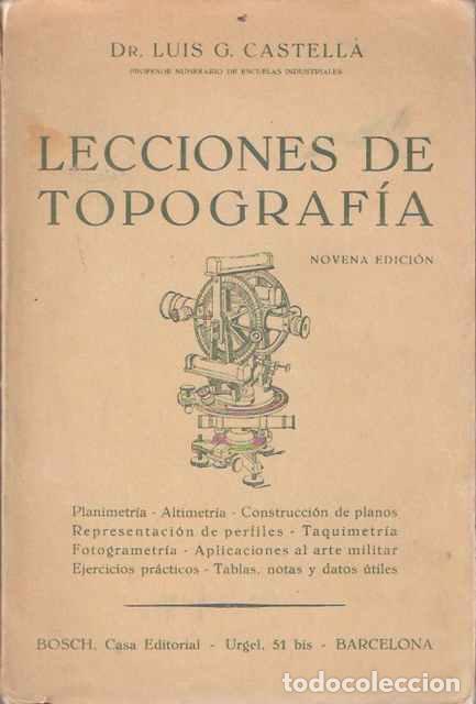 Libros: Lecciones de Topograf&iacute;a - Castella, Luis - Foto 1