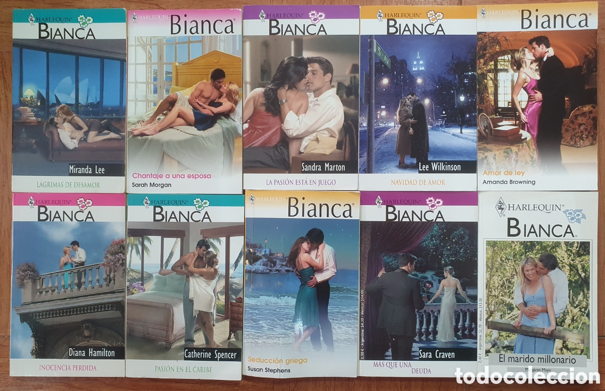 Libros: Lote 1 - 10 Novelas Bianca � Harlequin - VV. AA. - Foto 1