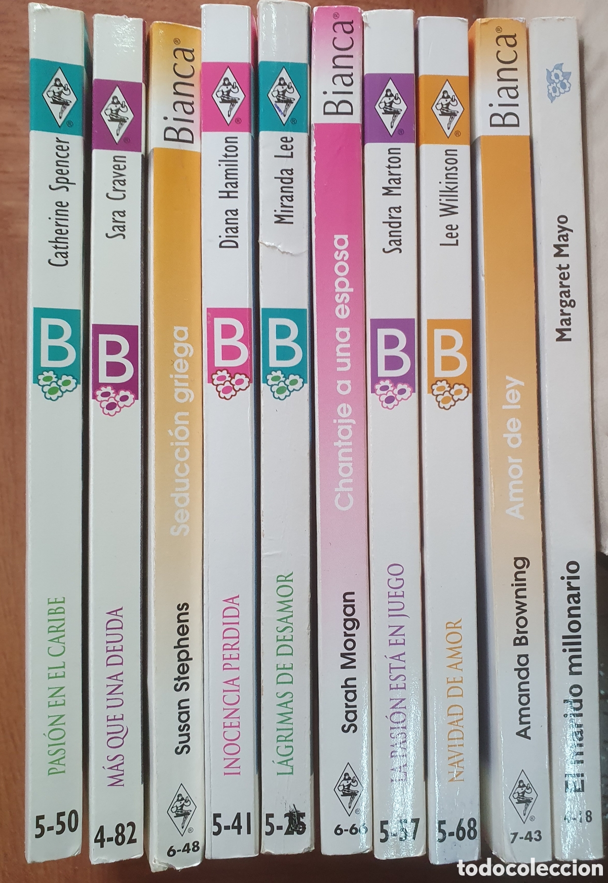 Libros: Lote 1 - 10 Novelas Bianca � Harlequin - VV. AA. - Foto 2