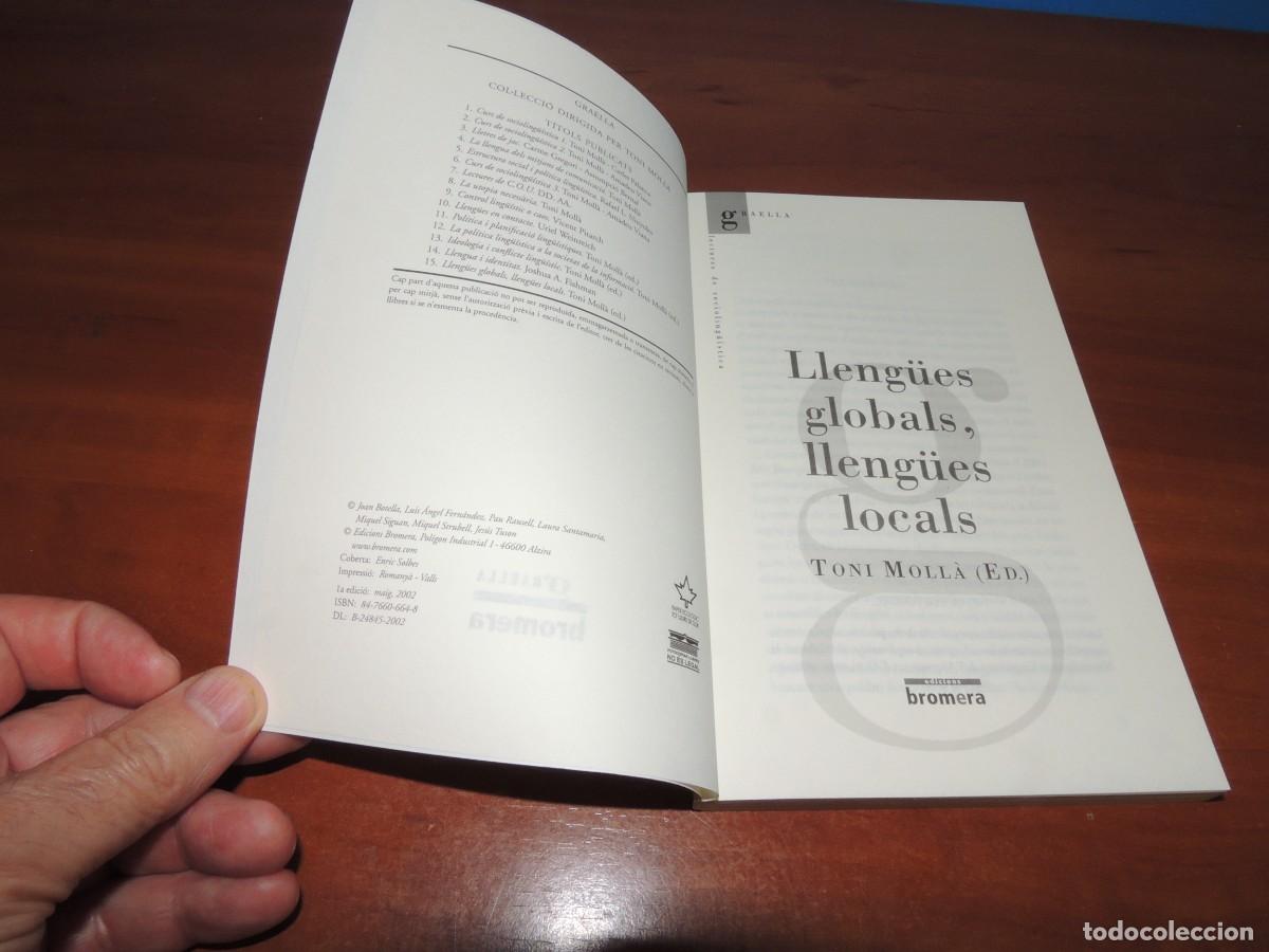 Libros: Lleng&uuml;es globals, lleng&uuml;es locals .- Toni Moll&agrave; (ED.) - Foto 3
