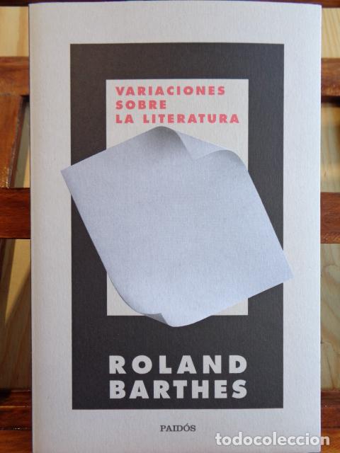 Libros: VARIACIONES SOBRE LA LITERATURA - ROLAND BARTHES - Foto 1