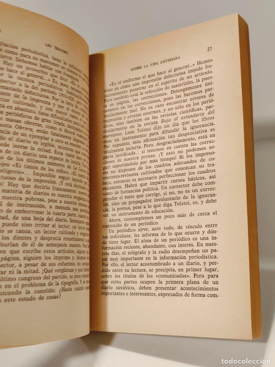Libros: SOBRE LA VIDA COTIDIANA - Lev Trotski * - Foto 5