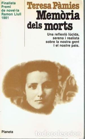 Libros: MEMORIA DELS MORTS - P&agrave;mies,Teresa - Foto 1