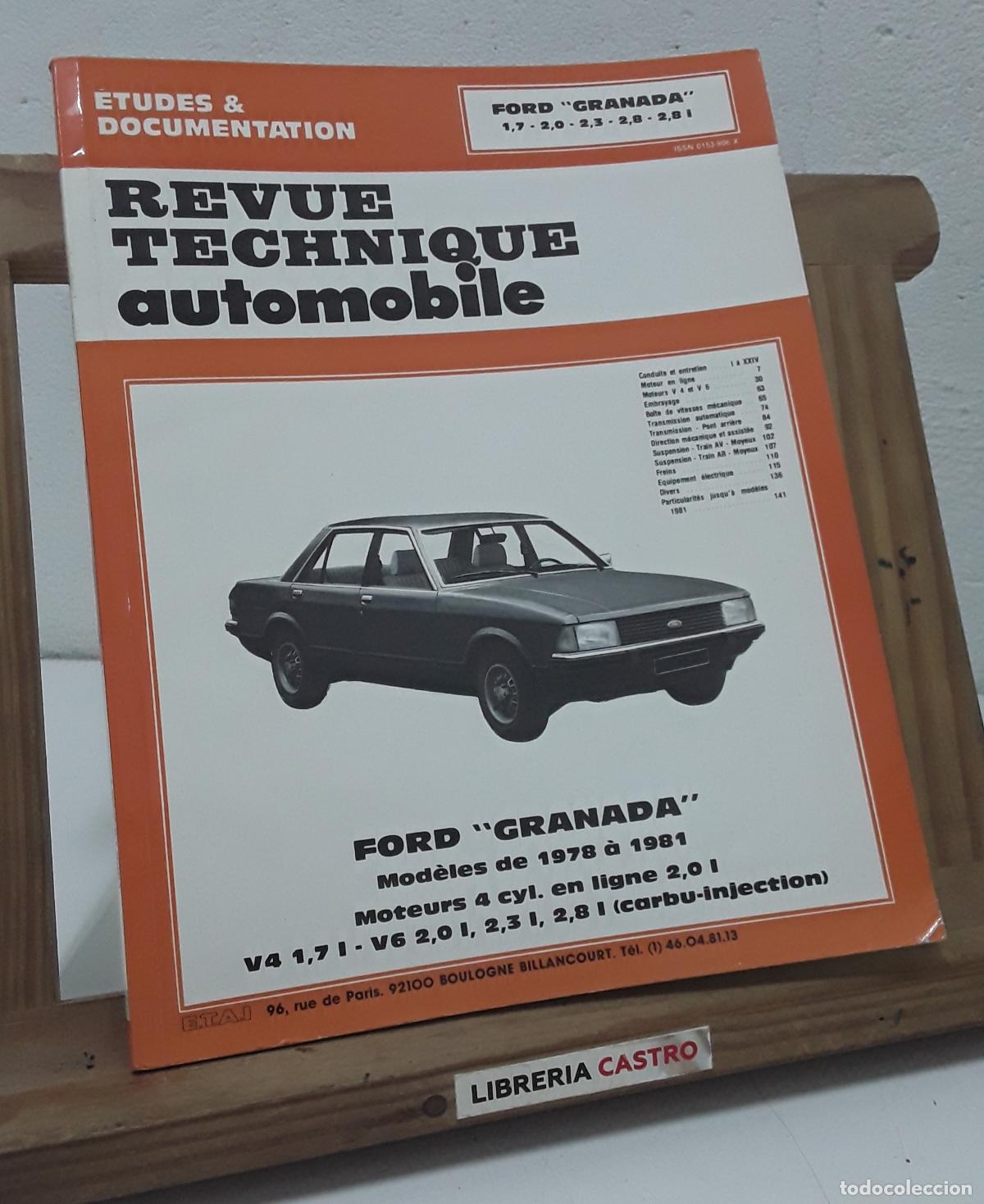 Libros: Etudes & Documentation de la Revue technique automobile. Ford Granada - Varios. - Foto 1
