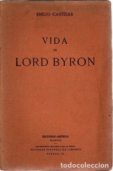 Libros: Vida de Lord Byron - Castelar, Emilio - Foto 1