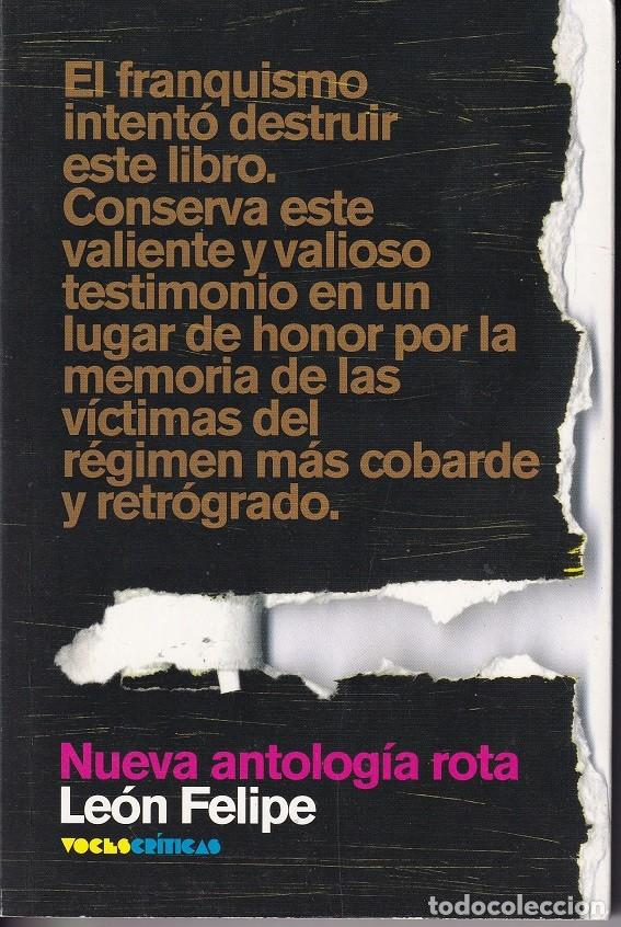 Libros: Nueva antolog&iacute;a rota - Le&oacute;n Felipe - Foto 1