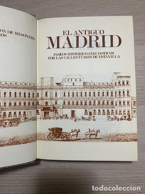 Libros: EL ANTIGUO MADRID - Foto 3