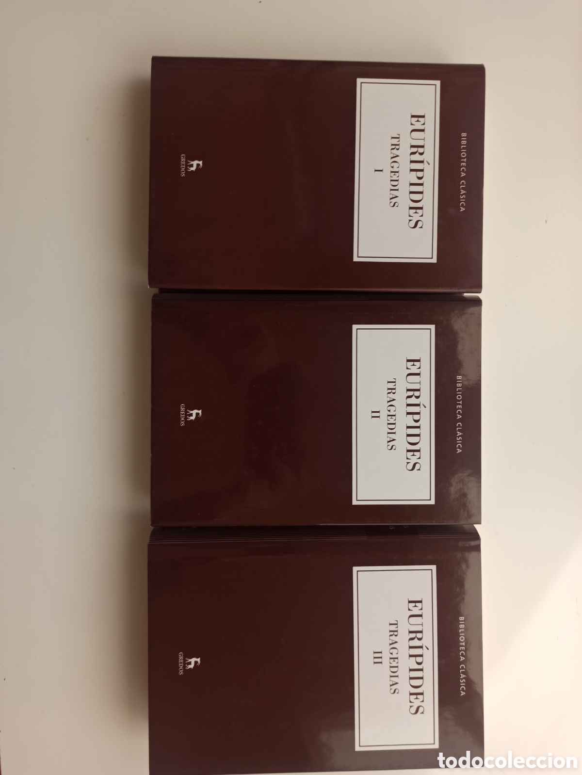 Libros: Eur&iacute;pides - Tragedias - Biblioteca Cl&aacute;sica Gredos - Completa, 3 tomos - Foto 2