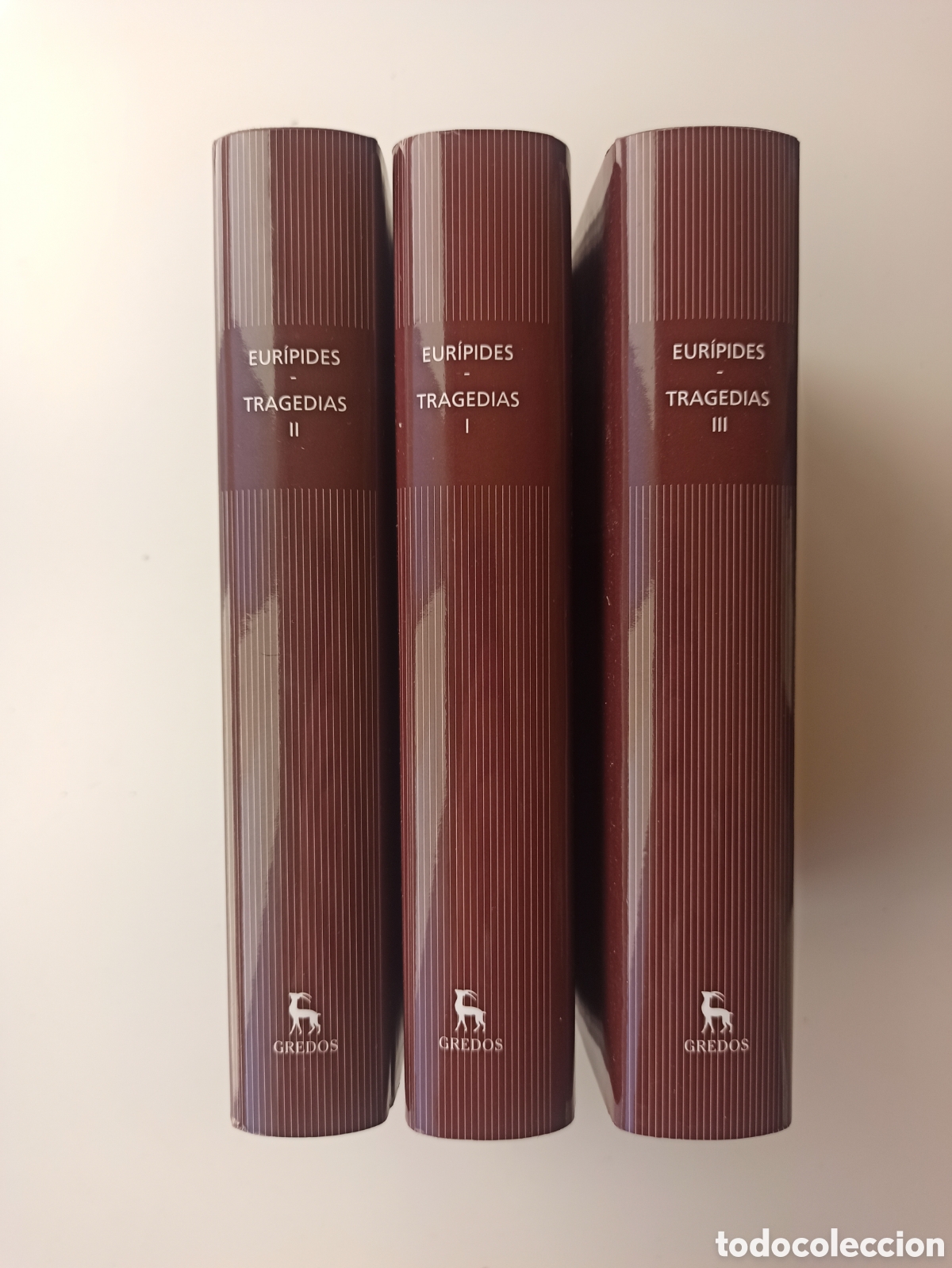 Libros: Eur&iacute;pides - Tragedias - Biblioteca Cl&aacute;sica Gredos - Completa, 3 tomos - Foto 1