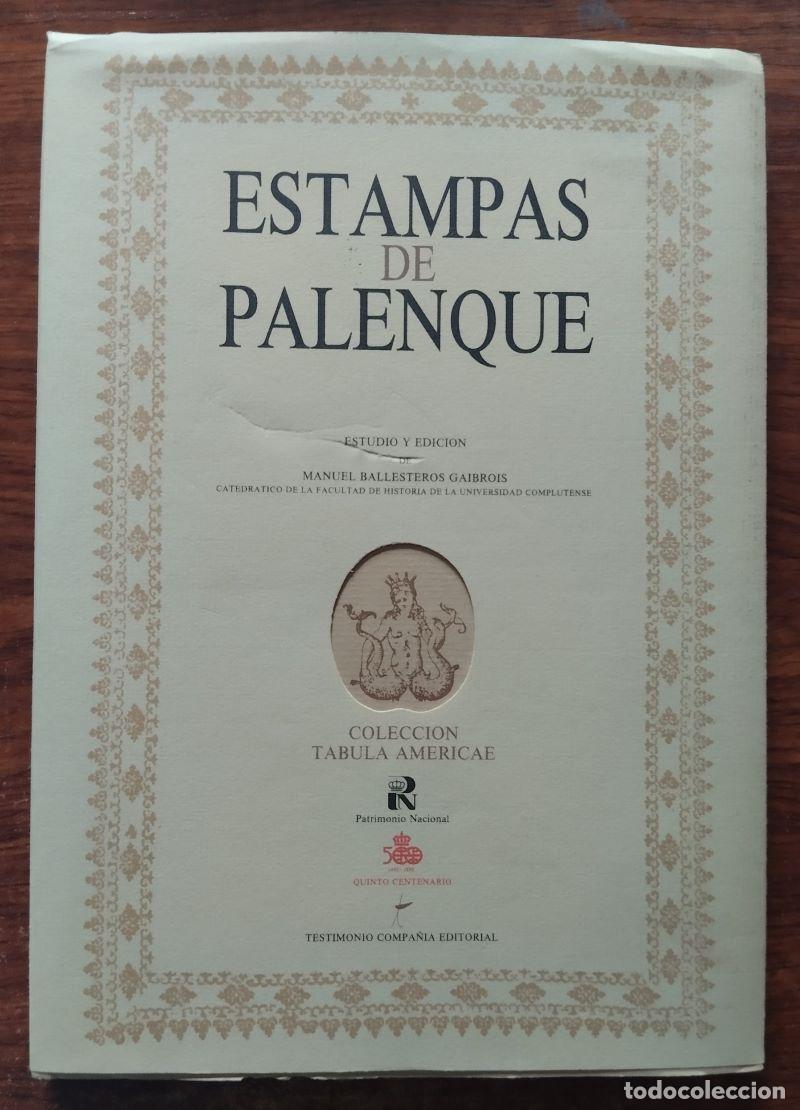 Libros: Estampas de Palenque - Estudio y edici&oacute;n de Manuel Ballesteros Gaibrois - Foto 1