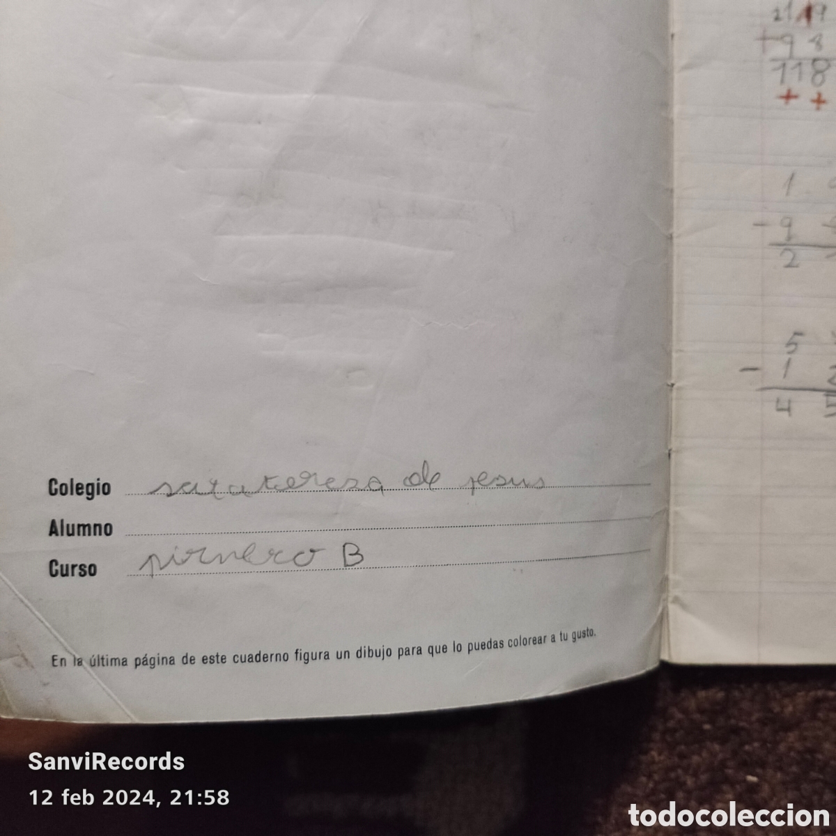 Libros: CUADERNO ESCOLAR, WALT DISNEY PRODUCTION - Foto 3