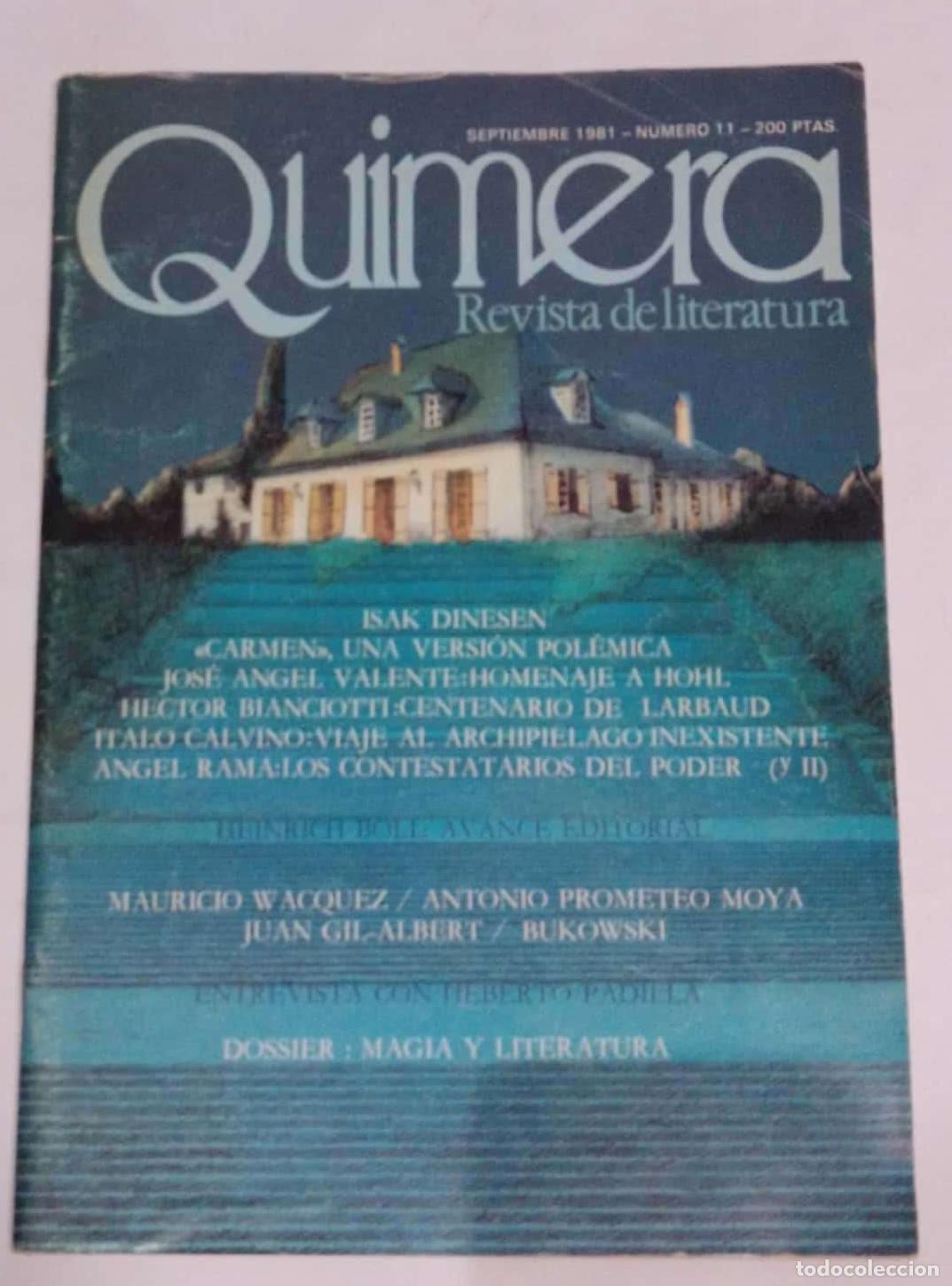 Libros: VVAA. - Quimera. N&ordm;. 11. - Foto 1