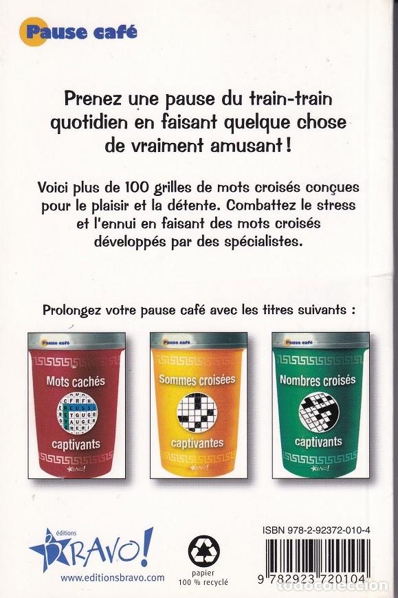 Libros: Mots crois&eacute;s faciles - St&eacute;phane Lepage et Gilles Roger / Libro en franc&eacute;s - Foto 2