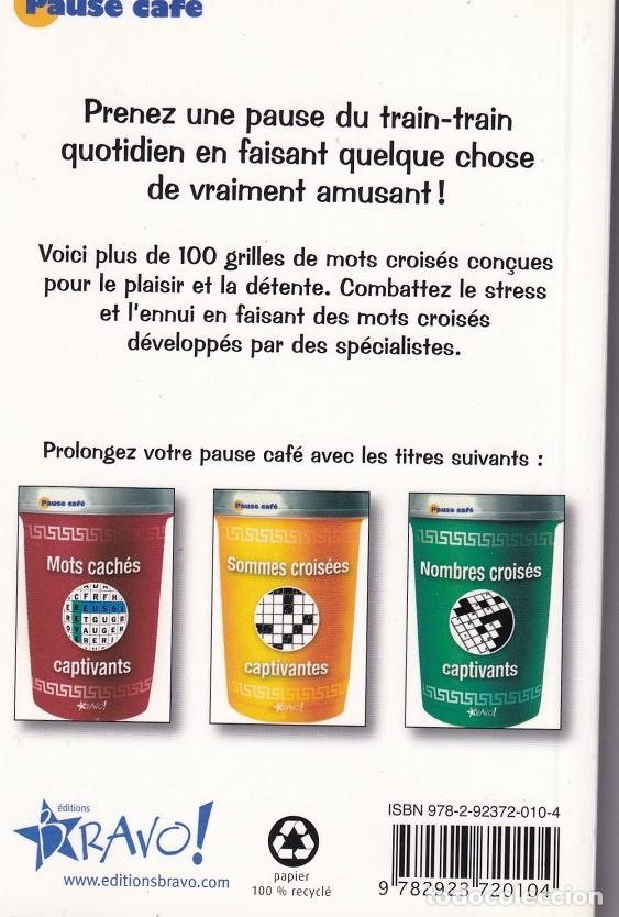 Libros: Mots crois&eacute;s faciles - St&eacute;phane Lepage et Gilles Roger / Libro en franc&eacute;s - Foto 2