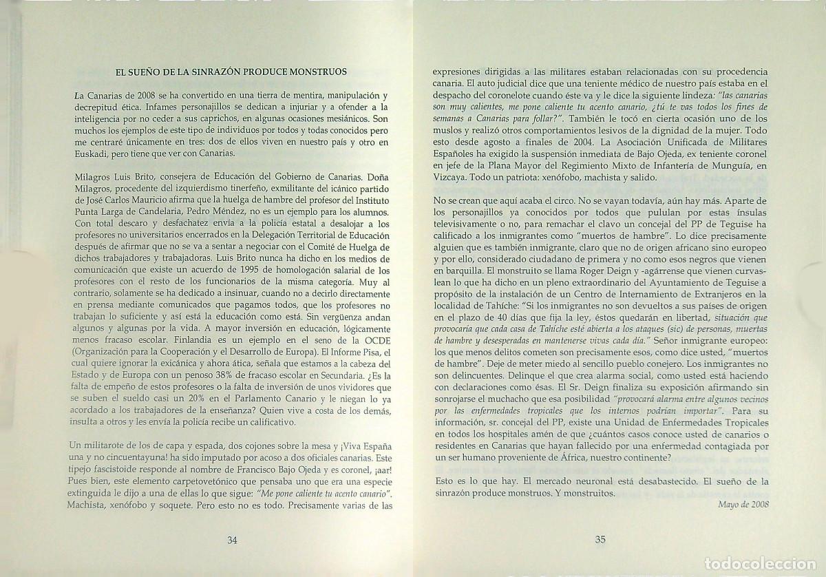 Libros: EXPRESI&Oacute;N DE LIBERTAD - 2009 - CANARIAS - Foto 7