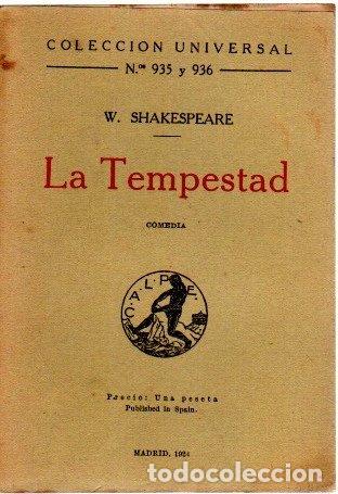 Libros: La tempestad - Shakespeare, W. - Foto 1