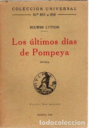 Libros: Los &uacute;ltimos d&iacute;as de Pompeya - Lytton, Bulwer - Foto 1