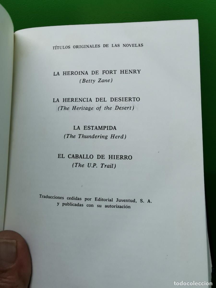 Libros: ZANE GREY OBRAS SELECTAS EDITORIAL CARROGGIO - Foto 4