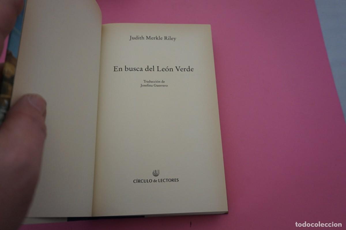Libros: AR16BC/ EN BUSCA DEL LEON VERDE - JUDITH MERKLE RILEY / CIRCULO DE LECTORES - Foto 2