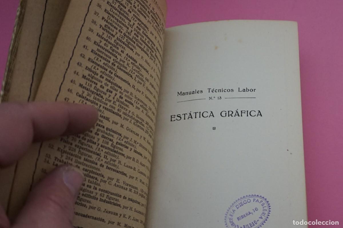 Libros: AR16BC/ ESTATICA GRAFICA - MANUEL TECNICOS LABOR - Foto 3