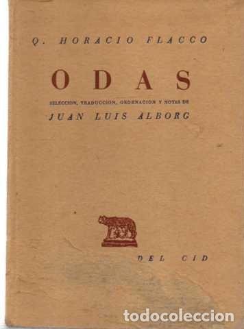 Libros: ODAS. LIBRO PRIMERO. - FLACCO, Q. Horacio. - Foto 1