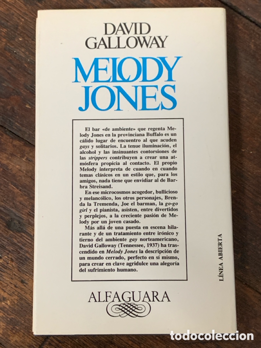 Libros: Melody Jones, David Galloway - ALFAGUARA 1988 - Foto 3