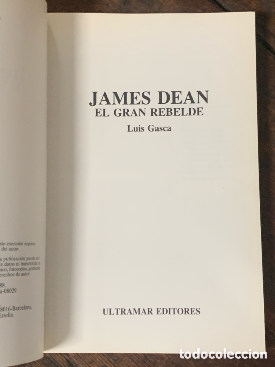 Libros: El Gran Rebelde, Luis Gasca James - ULTRAMAR 1988 - Foto 2