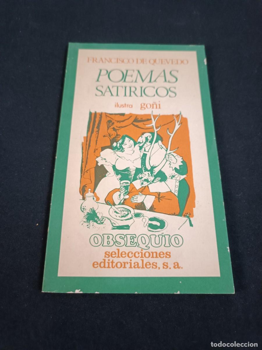 Libros: Poemas satiricos. Francisco de Quevedo - Foto 1