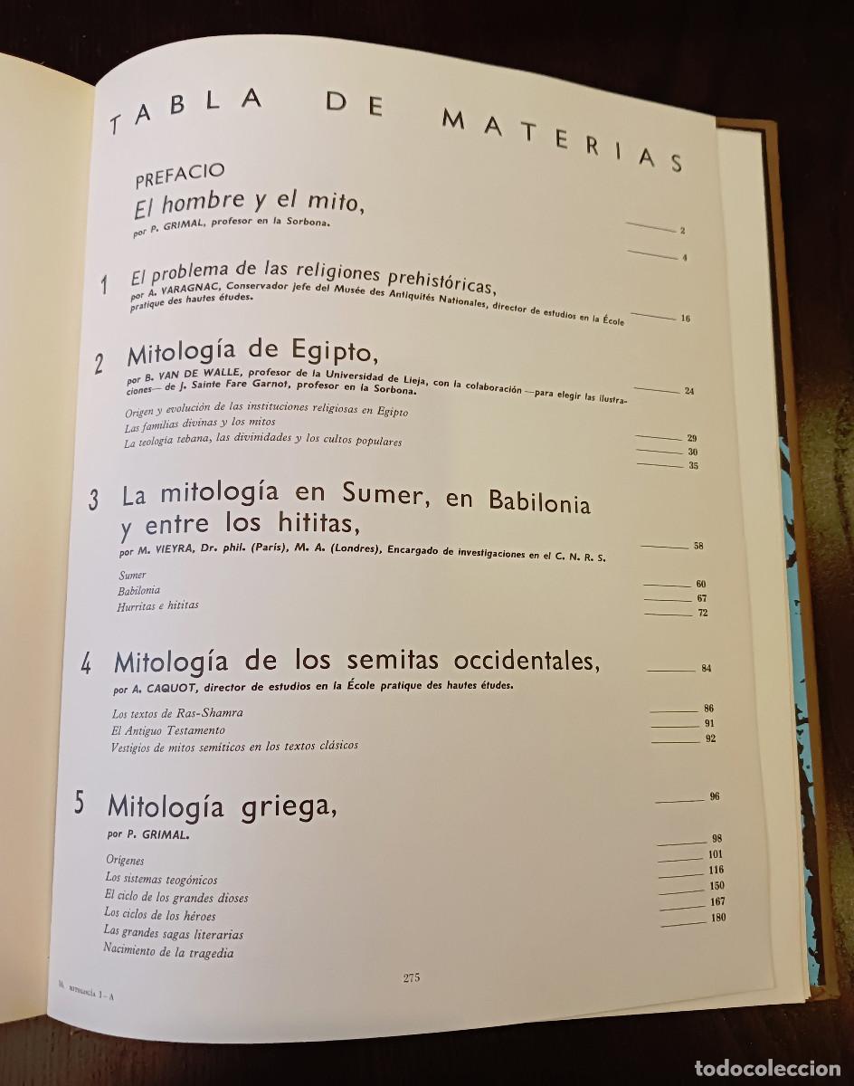 Libros: Mitolog&iacute;as. P. Grimal. Planeta. - Foto 9