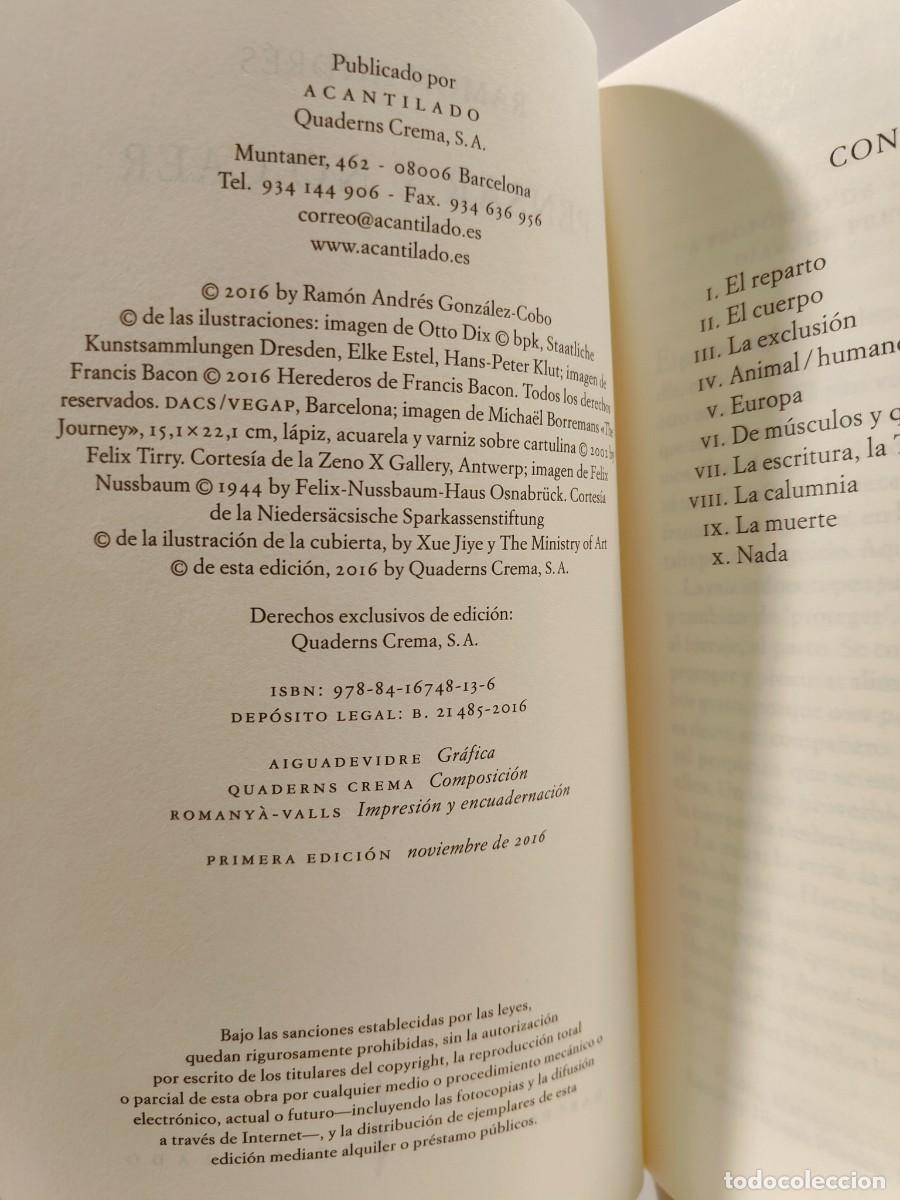 Libros: PENSAR Y NO CAER - Ram&oacute;n Andr&eacute;s - Editorial: Acantilado - Foto 6