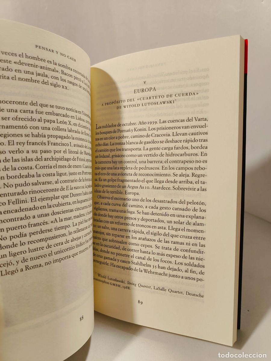 Libros: PENSAR Y NO CAER - Ram&oacute;n Andr&eacute;s - Editorial: Acantilado - Foto 9