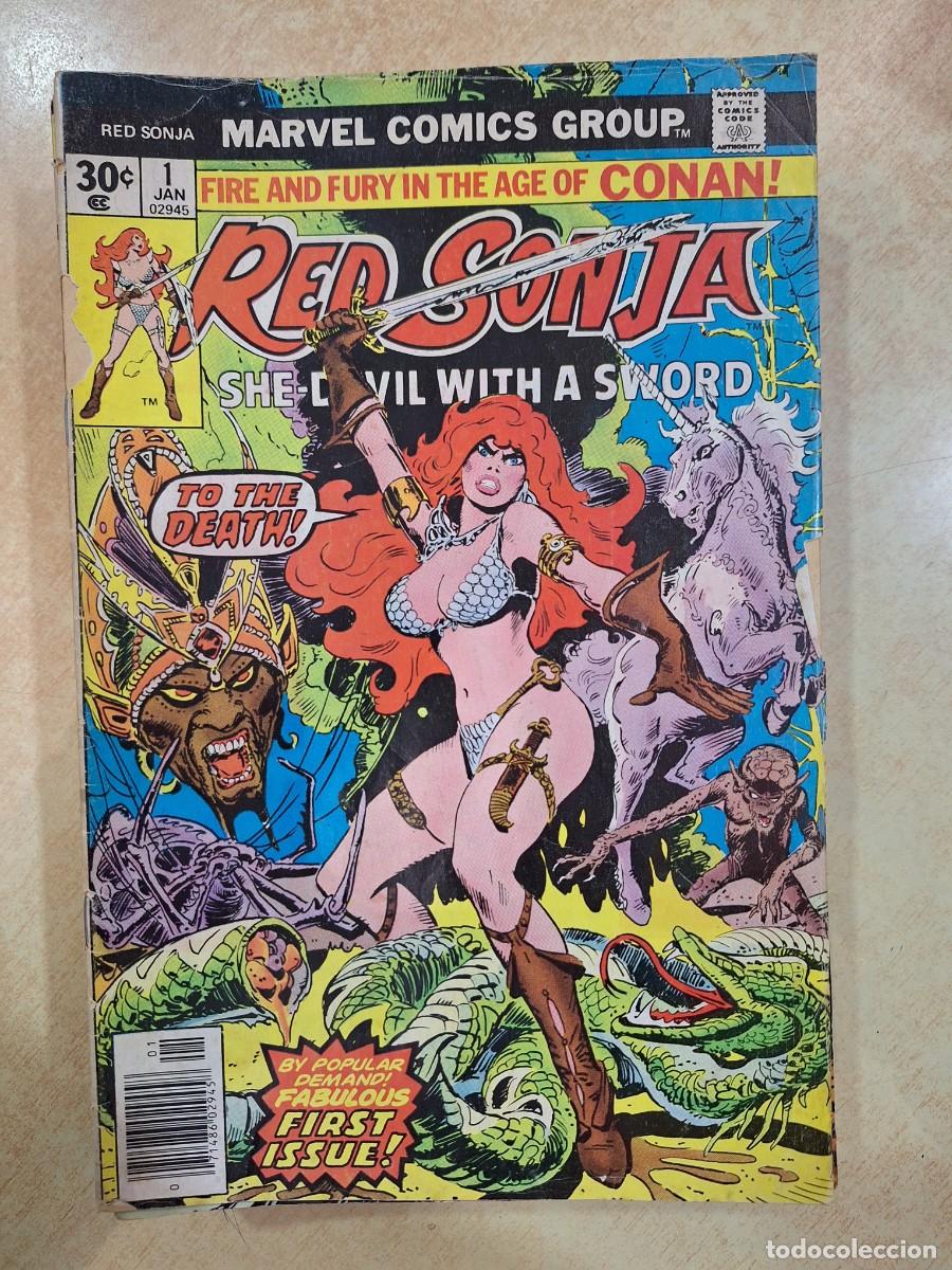 Libros: RED SONJA SHE-DEVIL WITH A SWORD 21 VOLS. Marvel Comics 1977 - Foto 1