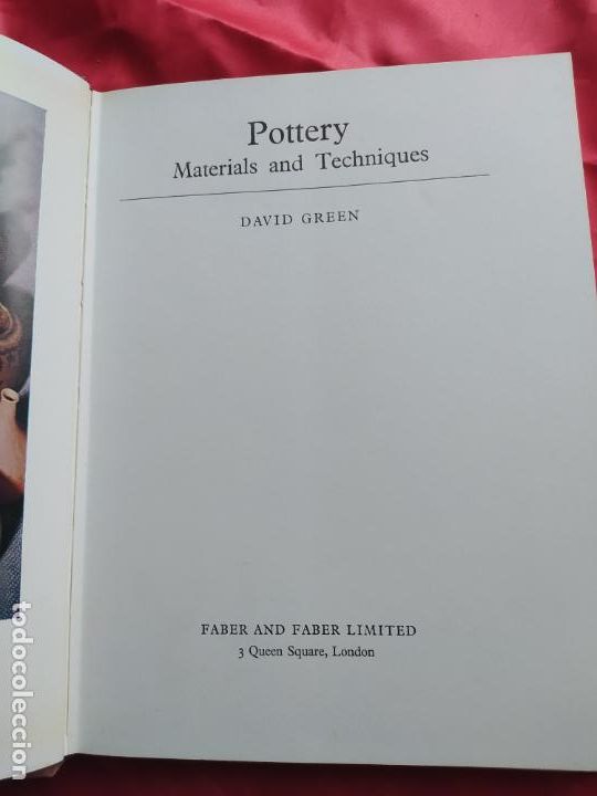 Libros: Pottery Materials and techniques. David Green. Ingl&eacute;s. 1967. EP.1112 - Foto 4