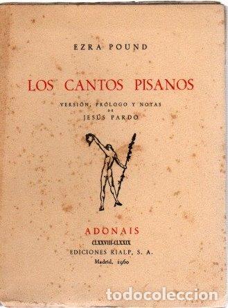 Libros: Los cantos pisanos - Pound, Ezra - Foto 1