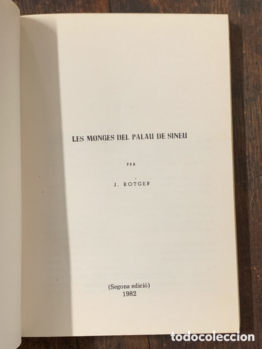 Libros: Las Monges del Palau De Sineu, J. Rotger - 1982 - Foto 2