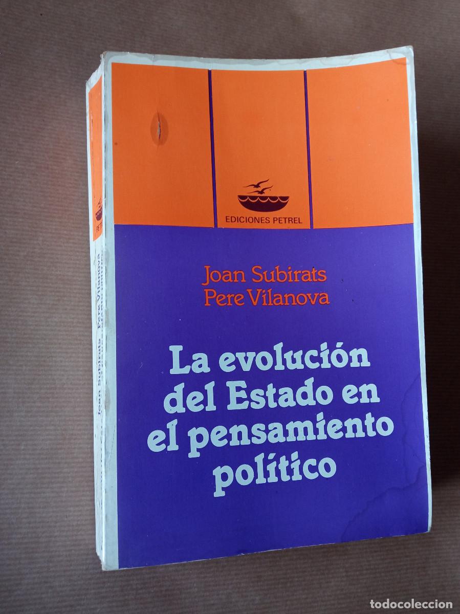 books: Joan Subirats y Pere Vilanova - La evoluci&oacute;n del Estado en el pensamiento pol&iacute;tico