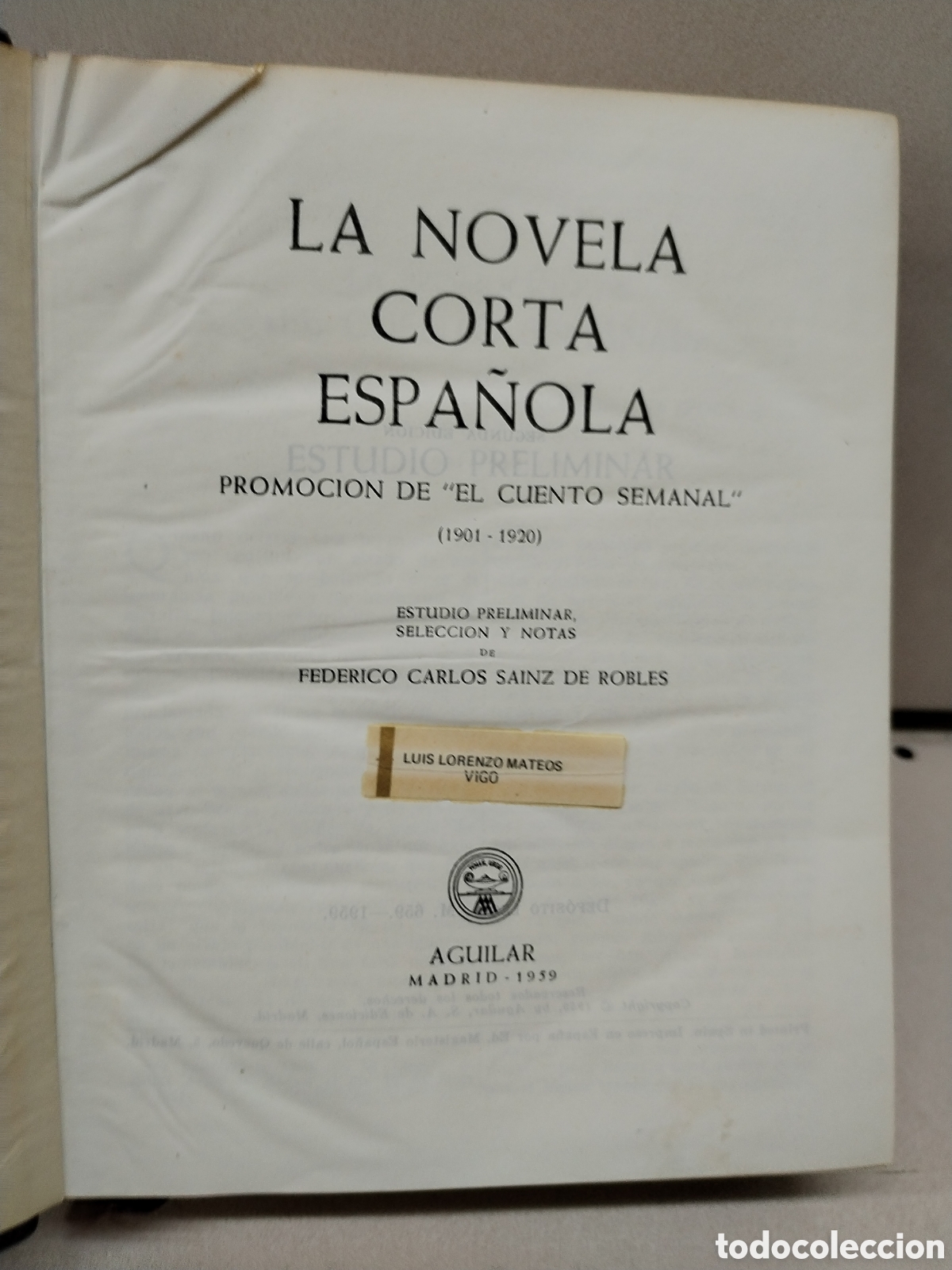 Libros: LA NOVELA CORTA ESPA&Ntilde;OLA - Foto 2