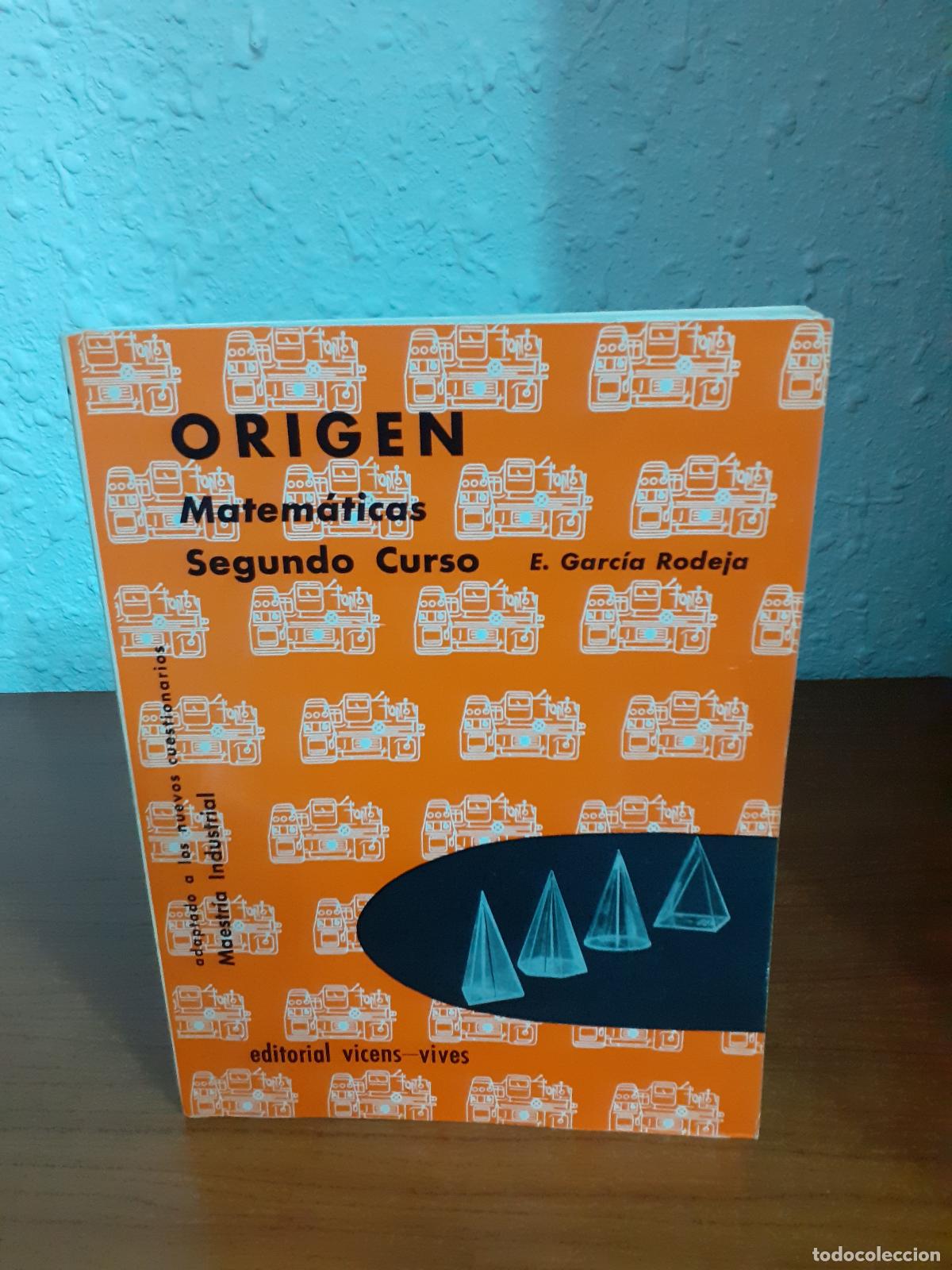 Libros: Origen matem&aacute;ticas segundo curso - Garcia Rodeja, E. - Foto 1