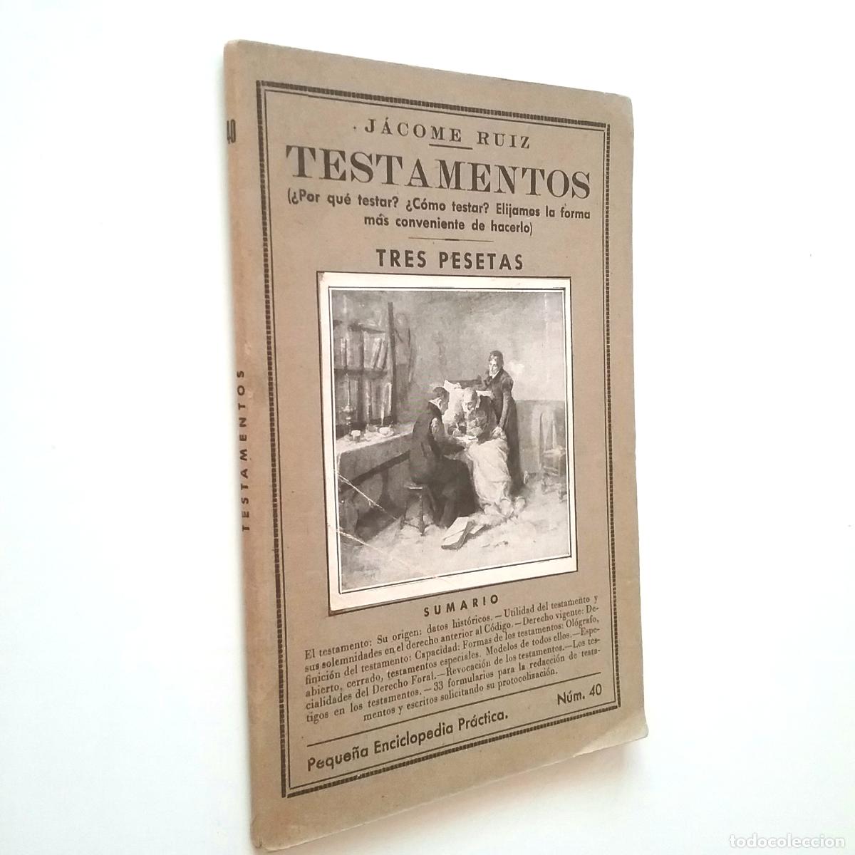 Libros: J&aacute;come Ruiz - Testamentos - Foto 1