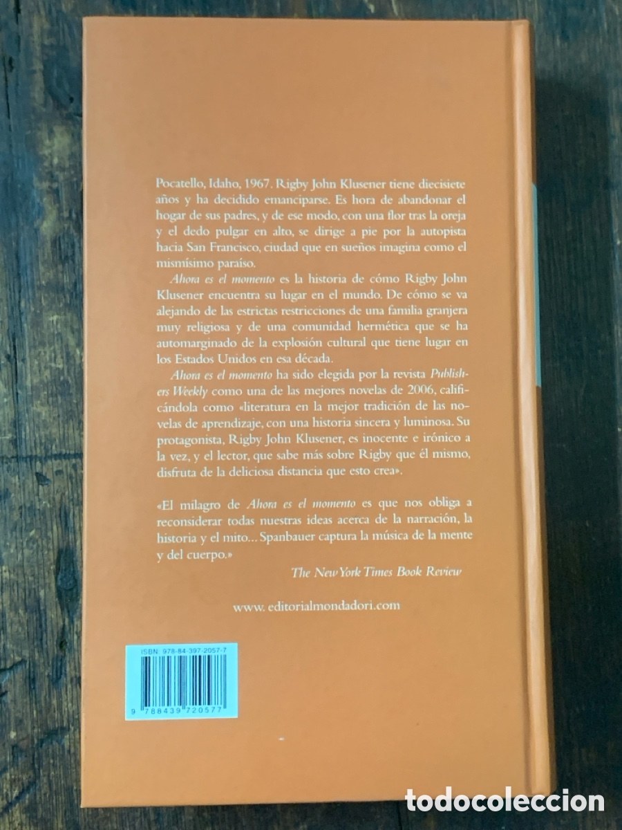 Libros: Ahora es el momento, Tom Spanbauer - MONDADORI 2007 - Foto 4