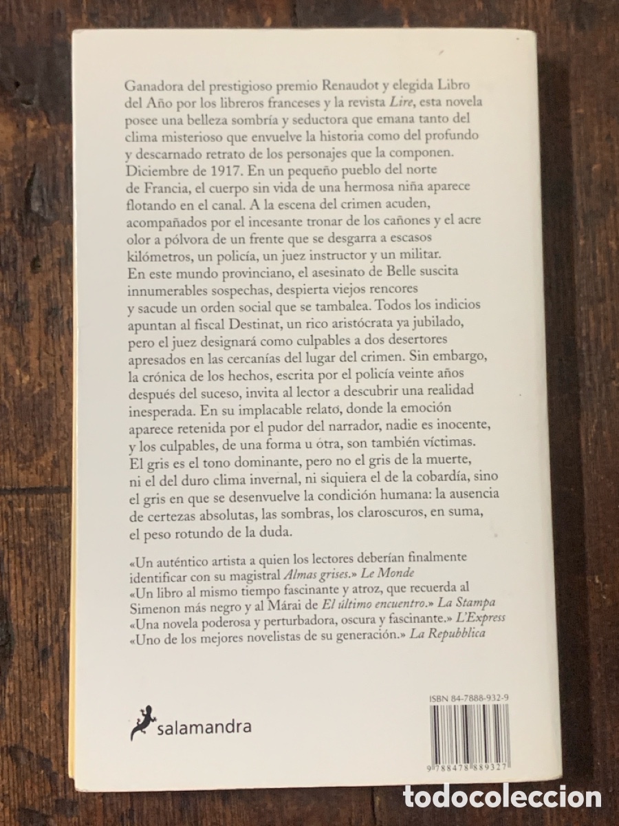 Libros: Almas Grises, Philippe Claudel - SALAMANDRA 2005 - Foto 3